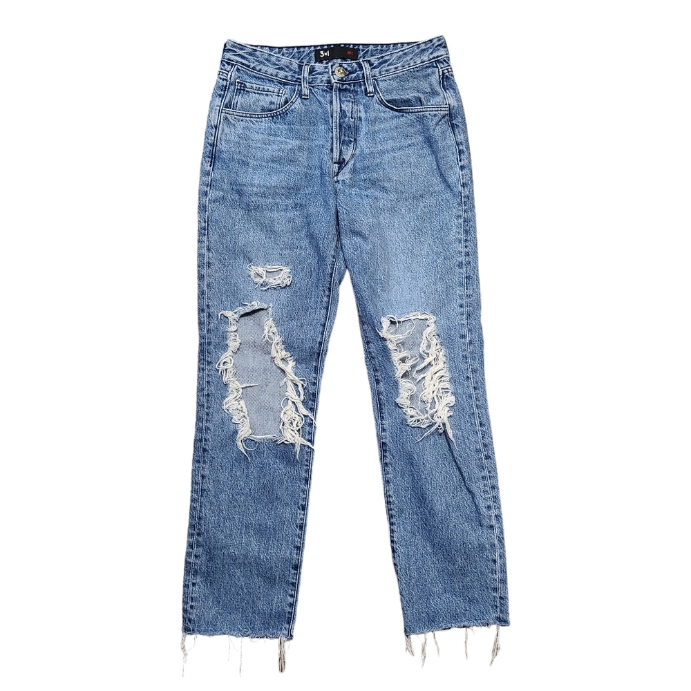 3x1 NYC W3 Higher Ground Boyfriend Crop Jeans